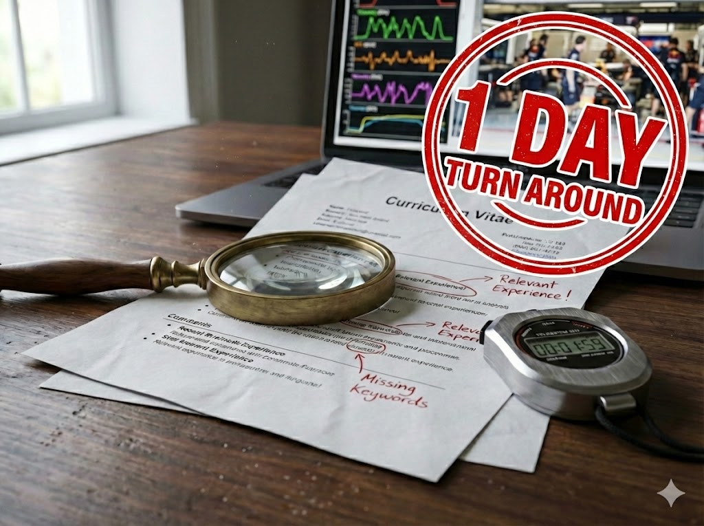 Resume / CV Review (1 day turn-around)