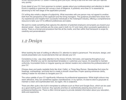 CV & Covering Letter Ultimate Guide & Templates